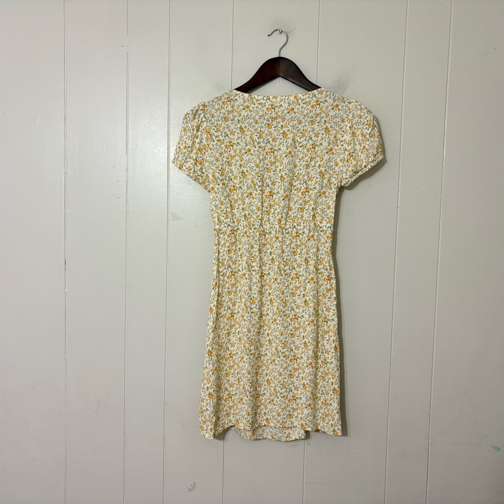 Reformation Zello Dress Lima Floral XS Puff Sleeve Mini Cottagecore Summer - Picture 12 of 12